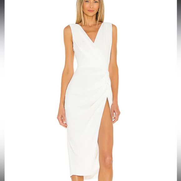 Amanda Uprichard Pomona Dress White S - Picture 1 of 8